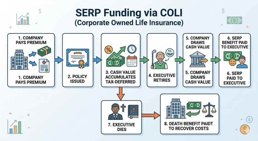 How COLI works as a SERP funding vehicle How COLI works as a SERP funding vehicle