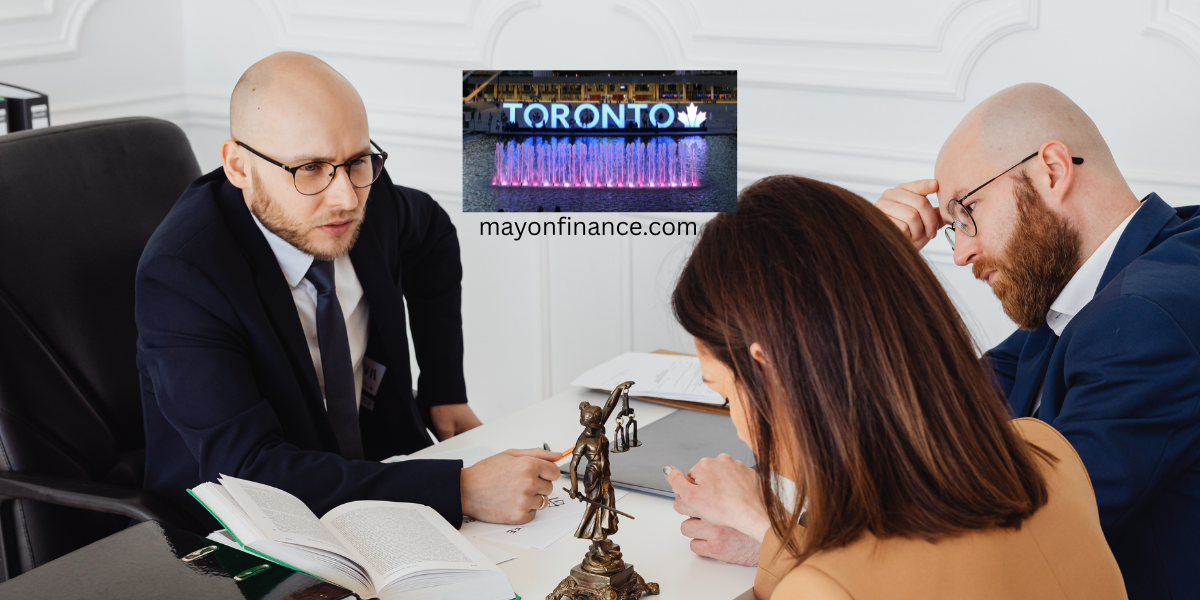 Car accident scene on a major Toronto highway requiring legal representation from an accident injury lawyer in Toronto
