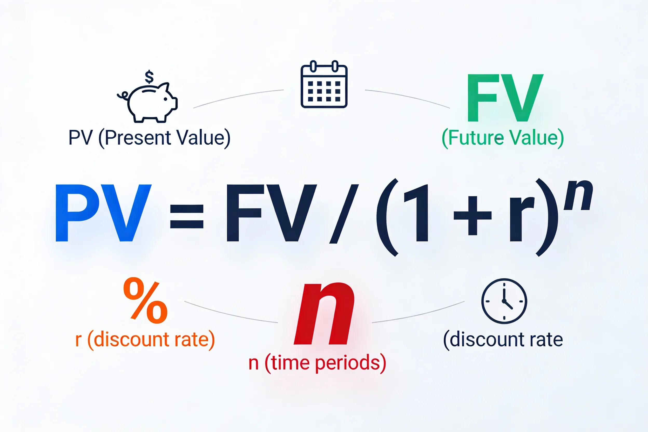 The Exponent in the Present Value Formula